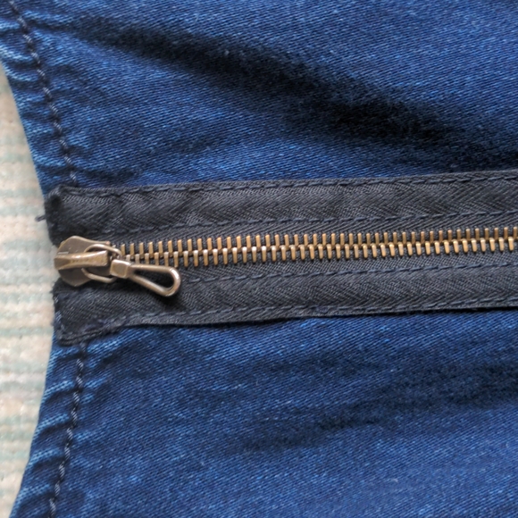 Lanvin/Acne Collab Denim Flare Dress Sz Fr 42 (XL) - Picture 9 of 12